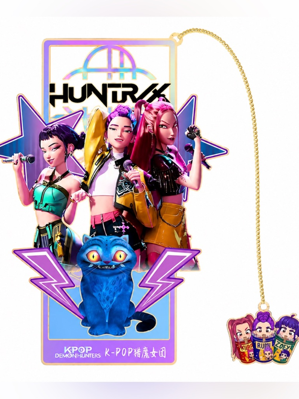 K-Pop Demon Hunters Bookmark Tassel Bookmark Anime Kpop Fan Gift New